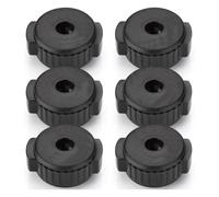 tianwandong 6 tuercas de plástico for platillos, tuerca de platillo de ajuste rápido for kit de batería de percusión, piezas de repuesto for percusión