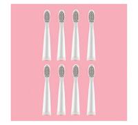 tianwandong 8 Uds cabezales de cepillo de dientes eléctrico cabezal de cepillo suave boquilla de repuesto sensible for J110/J209(Only 8pcs pink head)