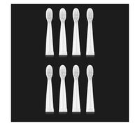 tianwandong 8 Uds cabezales de cepillo de dientes eléctrico cabezal de cepillo suave boquilla de repuesto sensible for J110/J209(Only 8pcs white head)