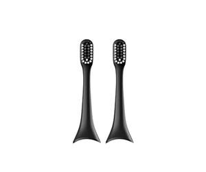 tianwandong Adecuado for cabezal de cepillo de dientes eléctrico t+ Accesorios for cabezal de cepillo de dientes original Boquilla de repuesto for cabezal de cepillo for adultos(2PCS Black)
