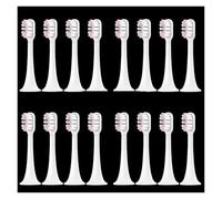 tianwandong Cabezal de repuesto for cepillo de dientes eléctrico sónico T300/T500/T700, boquilla de cerdas suaves, limpieza profunda, cuidado bucal(16 pcs white pink)