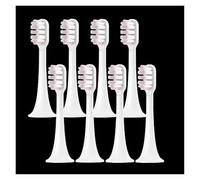 tianwandong Cabezal de repuesto for cepillo de dientes eléctrico sónico T300/T500/T700, boquilla de cerdas suaves, limpieza profunda, cuidado bucal(8 pcs white pink)