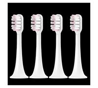 tianwandong Cabezal de repuesto for cepillo de dientes eléctrico sónico T300/T500/T700, boquilla de cerdas suaves, limpieza profunda, cuidado bucal(4 pcs white pink)