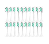 tianwandong Cabezales de cepillo de dientes eléctrico sónico for Xiaomi Mijia T300/T500/T700, boquillas de repuesto reemplazables, 4 colores con tapas antipolvo, 4/20 unidades(20Green)