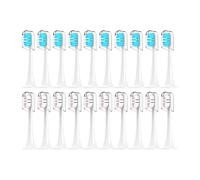 tianwandong Cabezales de cepillo de dientes eléctrico sónico for Xiaomi Mijia T300/T500/T700, boquillas de repuesto reemplazables, 4 colores con tapas antipolvo, 4/20 unidades(10Pink10Blue)