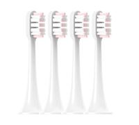 tianwandong Cabezales de cepillo for cepillos de dientes eléctricos sónicos T300/T500/T700 Cerdas redondeadas con tapa a prueba de polvo Eliminan las manchas(4pcs Pink)
