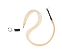 tianwandong Instrumento musical de cola de pelo de Mongolia, piezas de pelo for arco de Erhu for cualquier tamaño de arco de violín, viola, violonchelo y Erhu