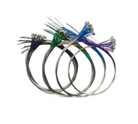 tianwandong Juego de 20 cuerdas de violín EADG plateadas, piezas y accesorios for violín de tamaño 1/4, 1/2, 3/4 y 4/4(1 2 size)