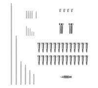 tianwandong Juego de 49 piezas de reparación de saxofón tenor, kit de herramientas de reparación de instrumentos de viento, varilla roscada, clavo cónico, accesorios for saxofón