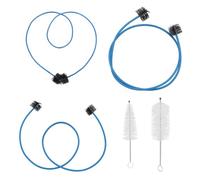 tianwandong Kit de limpieza de 3 piezas for trompeta, boquilla, válvula y cepillo de serpiente, kit de mantenimiento de trompeta, kit de cuidado y mantenimiento for trompeta