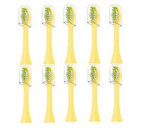 tianwandong Paquete de 10 cabezales de repuesto for cepillo de dientes compatibles con un cepillo de dientes, modelo HY1100 HY1200 BH1022(Gold)