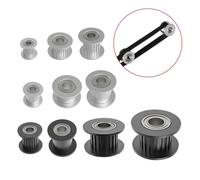 tianwandong Polea de distribución GT2 de 16 Dientes y 20 Dientes con diámetro Interior de 3 mm o 5 mm y rodamientos. Piezas de Impresora 3D. Correa de distribución de 6 mm y 10 mm.(Schwarz)