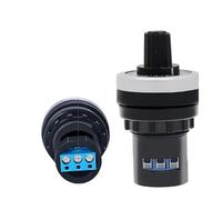tianwandong Potenciómetro de velocidad variable LA42DWQ-22 1/2/5/10/20/50/100/200/500 K ohmios, 22 mm, inversor rotatorio, interruptor resistencia(500K Ohm)