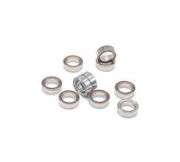 tianwandong Rodamiento R166ZZ 7 (10 Piezas) 3/16" x 3/8" x 1/8" (Pulgadas) Rodamientos de Bolas Miniatura R166 Piezas de Modelo