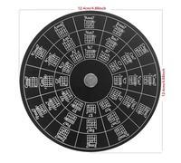 tianwandong Rueda de herramientas de melodía Circle Of Fifths con 72 diagramas de acordes, base de aleación de aluminio, herramienta de aprendizaje, placa de acordes for músicos que escriben canciones