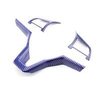 Tianwu03 Embellecedor Adhesivo for Botones de Volante de Coche, Compatible con Nissan Qashqai J11 Dualis 2 X-Trail Xtrail T32 2018-2021.(3 6 9 Clock Blue)