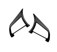 Tianwu03 Embellecedor Adhesivo for Botones de Volante de Coche, Compatible con Nissan Qashqai J11 Dualis 2 X-Trail Xtrail T32 2018-2021.(3 9 Clock Black)