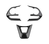 Tianwu03 Embellecedor Adhesivo for Panel de Botones del Volante, Compatible con Toyota RAV4, Corolla E210, Avalon 2019-2023.(369 Clock Black)