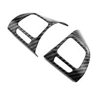 Tianwu03 Embellecedor Adhesivo for Panel de Volante de Coche, Compatible con VW Golf MK6 Passat B7 CC EOS Tiguan Caddy Sharan Jetta Touran(ABS Carbon FIBET)