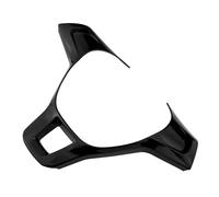 Tianwu03 Embellecedor Adhesivo for Volante de Coche, Compatible con Volkswagen Golf 7, GTI, MK7, Polo 2014, 2015, Jetta MK6 2015 y 2016.(ABS Black)