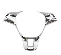Tianwu03 Embellecedor Adhesivo for Volante de Coche, Compatible con Volkswagen VW Golf 7 GTI MK7 Jetta MK6 2015 2016 Polo 2014-2020.(ABS Chrome)