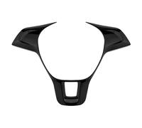 Tianwu03 Embellecedor Adhesivo for Volante de Coche, Compatible con Volkswagen VW Golf 7 GTI MK7 Jetta MK6 2015 2016 Polo 2014-2020.(ABS Black)