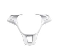 Tianwu03 Embellecedor Adhesivo for Volante de Coche, Compatible con Volkswagen VW Golf 7 GTI MK7 Jetta MK6 2015 2016 Polo 2014-2020.(ABS Silver)