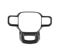 Tianwu03 Embellecedor de Marco for Panel de Volante de Coche, Pegatina Decorativa for Ford F150 F-150 2021-2024(Carbon Fibre)