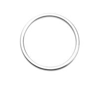 Tianwu03 Embellecedor de Volante de Coche con Lentejuelas Circulares, Adhesivo for Mazda 3, 6, CX3, CX-3, CX-5, CX5, CX8, CX-9, Axela 2017-2020(Bright Silver)