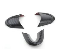 Tianwu03 Embellecedor de Volante de Fibra de Carbono, 3 Piezas, Apto for Mini C00per F54 F55 F56 F57 F60(Style C)