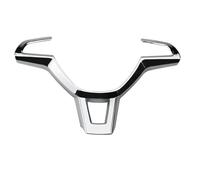 Tianwu03 Embellecedor for Volante de Coche, Compatible con Volkswagen Skoda Octavia A7 Kodiaq Rapid Yeti Superb, Accesorios(Glossy Silver)