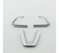 Tianwu03 Embellecedor for Volante Interior de Coche, Accesorios for Mazda 2, 3, 6, Demio, CX3, CX-3, CX-5, CX7, CX9, Axela, ATENZA 2017-2019(ABS Matte Silver)