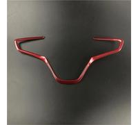 Tianwu03 Embellecedor Interior for Volante de Coche, Compatible con Chevrolet Cruze, Bolt EV, Equinox, Malibu XL y Opel Ampera.(Red)