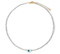 TIANXIAOQWE Collar de cuentas finas de 2 mm con forma de corazón para mejor amiga, Piedra, Cuarzo