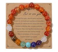 TIANXIAOQWE Pulsera con colgante de amor irregular natural hecha a mano para niñas, Piedra Madera, Crystal