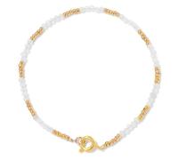 TIANXIAOQWE Pulsera de cuentas finas de 2 mm, estilo europeo y americano, pequeña fragante, para mejor amigo, boda, día de San Valentín, 18cm, Piedra Madera, Crystal