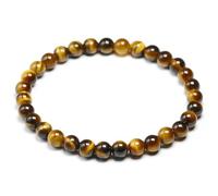 TIANXIAOQWE Pulsera de cuentas para hombre, de piedra natural, hecha a mano, para yoga, pareja y mujer, 25cm 9.8inch, Piedra Madera, Crystal