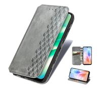 TIANYUE Compatible con Funda TCL 605/TCL 60 SE, Estuche Tipo Billetera de Cuero PU con Ranura para Tarjeta, Elegante Carcasa con para TCL 605/TCL 60 SE-Gris