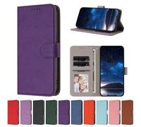 TIANYUE Funda Cartera para ZTE Nubia Z60S Pro 5G, Cover Retro de Cuero PU con Ranuras para Tarjetas,con función de Soporte para ZTE Nubia Z60S Pro 5G-Morado Oscuro