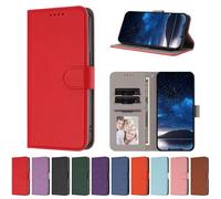 TIANYUE Funda Cartera para ZTE Nubia Z60S Pro 5G, Cover Retro de Cuero PU con Ranuras para Tarjetas,con función de Soporte para ZTE Nubia Z60S Pro 5G-Rojo