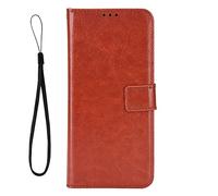 TIANYUE Funda Compatible con Realme C100 5G/C100i 4G, Funda de Cuero PU Libro Case con Cierre Magnético y Función Soporte, Wallet Case para Realme C100 5G/C100i 4G-Marrón