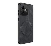 TIANYUE Funda Magnética para Honor 600 Lite, Versión Mejorada [Protección Completa para la Cámara] [Cuero PU] Funda Compatible con mag-Safe para Honor 600 Lite-Negro