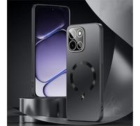 TIANYUE Funda magnética para OnePlus Turbo 6, Funda Ultrafina con Protector de Lente, Compatible con mag-Safe, admite Carga inalámbrica, Cover para OnePlus Turbo 6-Negro