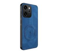 TIANYUE Funda Magnética para OPPO Reno14 F, Versión Mejorada [Protección Completa para la Cámara] [Cuero PU] Funda Compatible con mag-Safe para OPPO Reno14 F-Azul Oscuro