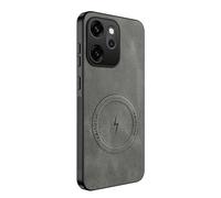 TIANYUE Funda Magnética para OPPO Reno15 Pro, Versión Mejorada [Protección Completa para la Cámara] [Cuero PU] Funda Compatible con mag-Safe para OPPO Reno15 Pro-Gris