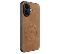 TIANYUE Funda Magnética para Vivo V60 Lite, Versión Mejorada [Protección Completa para la Cámara] [Cuero PU] Funda Compatible con mag-Safe para Vivo V60 Lite-Marrón