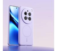 TIANYUE Funda Magnética para Vivo X300, Compatible con mag-Safe, Anillo Magnético Integrado, Funda Delgada Antichoque de Silicona Líquida para Vivo X300-Morado