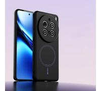 TIANYUE Funda Magnética para Vivo X300, Compatible con mag-Safe, Anillo Magnético Integrado, Funda Delgada Antichoque de Silicona Líquida para Vivo X300-Negro