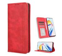 TIANYUE Funda para Huawei Mate 80 Pro MAX, Wallet Cover Libro Case Fundas con Función Soporte, con Ranura para Tarjetas y Magnética para Huawei Mate 80 Pro MAX-Rojo