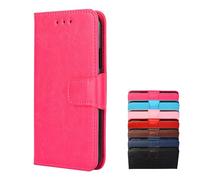 TIANYUE Funda para Motorola Moto G100 2025 5G, Flip Cover Libro Case Fundas con Función Soporte, Cover Cuero PU Wallet con Ranura para Tarjetas para Motorola Moto G100 2025 5G-Rosa roja